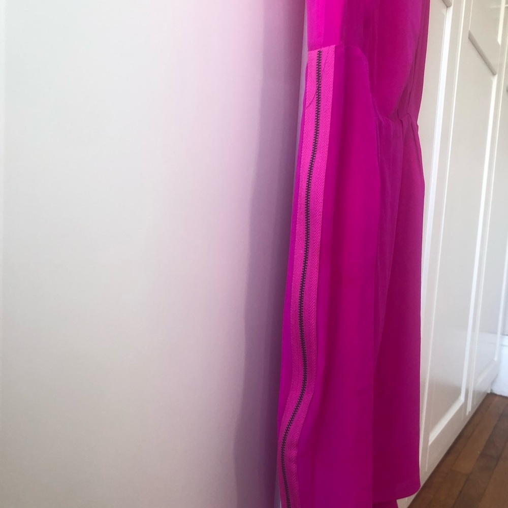 hot pink silk dress - Picture 5 of 7